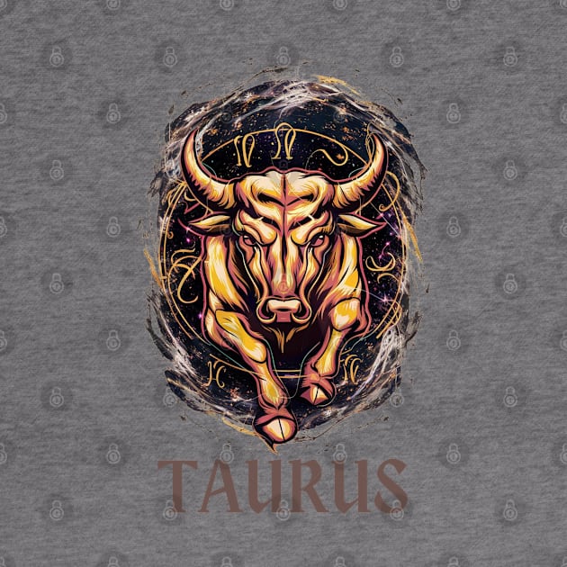Taurus Zodiac Sign by DeanWardDesigns